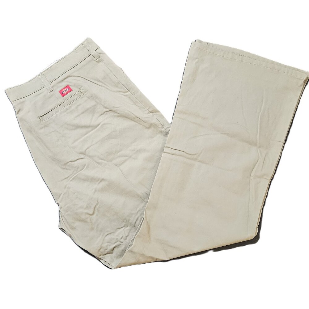 Dickies Women's Slim Fit Mid-Rise Stretch Twill Bootcut Work Pants NWT